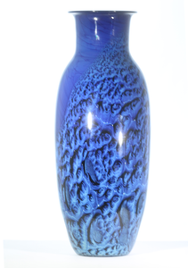 Small Blue Glass Vase